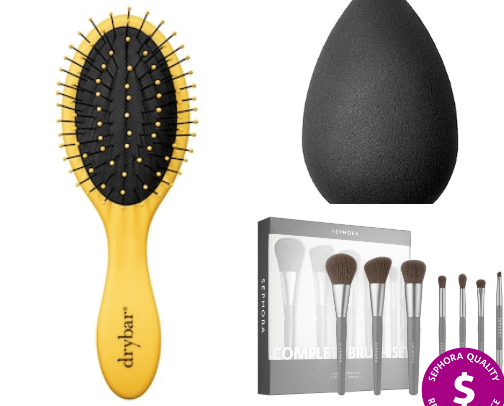tools and brushes cover photo collage