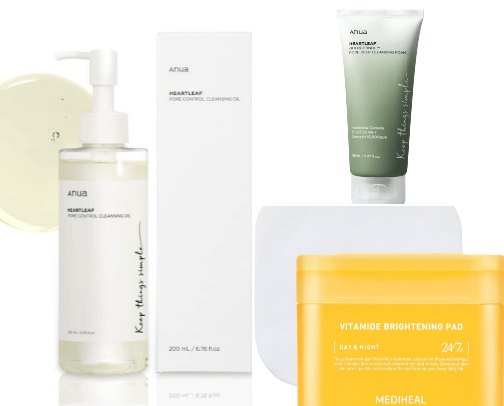 Skin care cover photo collage