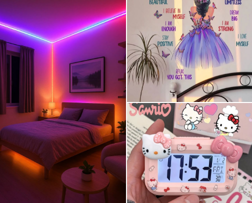 My Budget friendly Room Decors cover photo collage