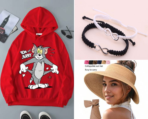 Fashion and accessories cover photo collage