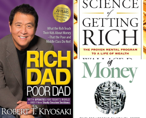 Books That Changed My Money & Mindset Forever💸✨ cover photo collage