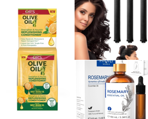 Hair care staples 💆🏼‍♀️ cover photo collage