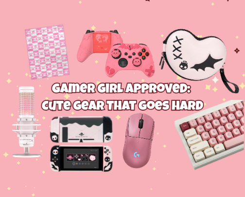 Gamer Girl Approved: Cute Setup & Gear cover photo collage