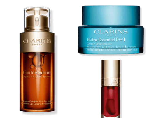My Favorite Clarins Beauty Products cover photo collage