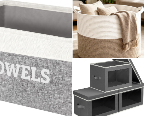 How to Create a Cozy and Organized Living Room cover photo collage