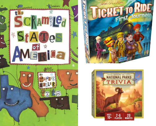 Favorite Geography Games cover photo collage