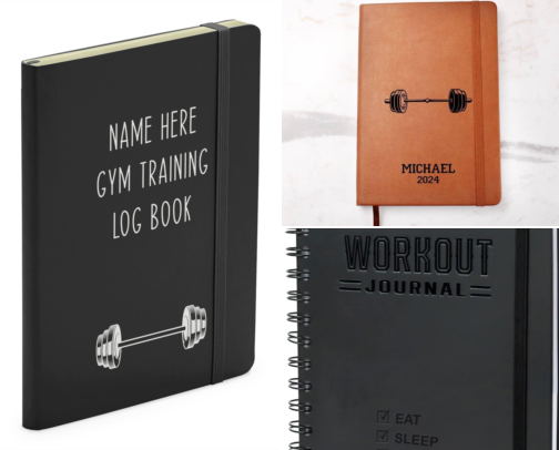 Personalized Fitness Journals That Finally Made Me Stick With Working Out cover photo collage