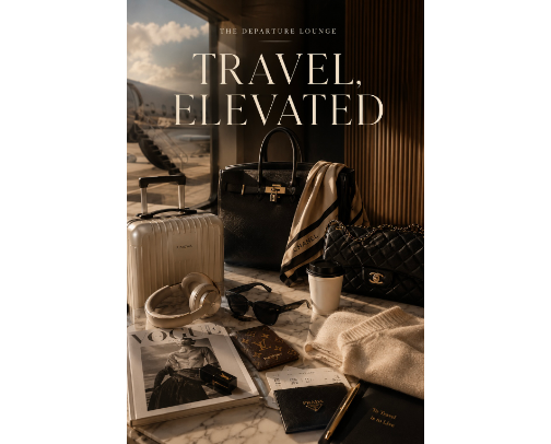 Travel, Elevated cover photo collage