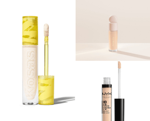 Acne safe concealer collection cover photo collage