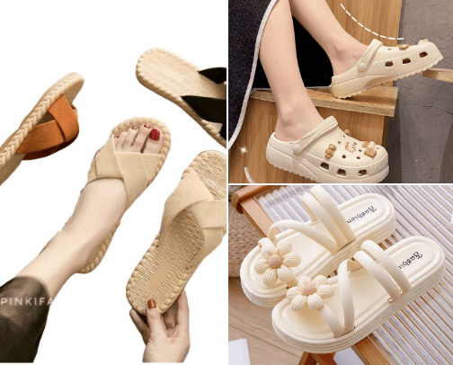 Sandal Wanita Kekinian cover photo collage