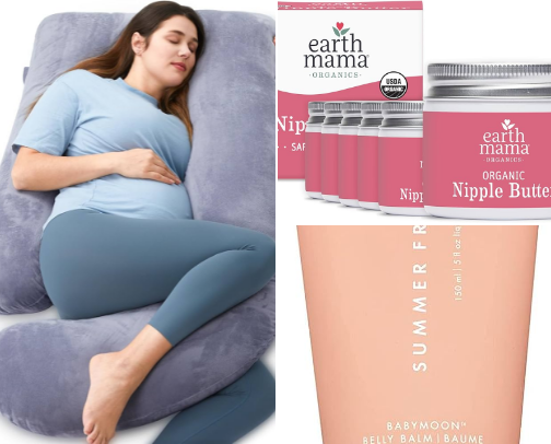 Pregnancy must haves cover photo collage