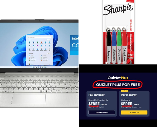 College Student Must Haves cover photo collage