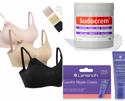Breastfeeding Essentials That Helped Me cover photo collage