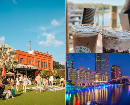 your tampa itinerary 🌴 🛍️ 🌮 cover photo collage