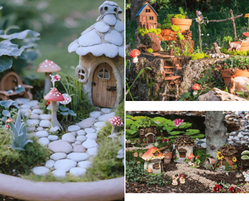 Fantasizing my Fairy Garden: Ideas to bring your Fairy garden to life cover photo collage