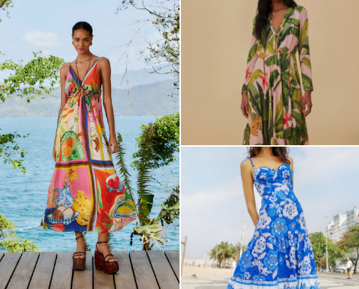 🌺 FARM RIO — VIBRANT RESORTWEAR FAVORITES cover photo collage