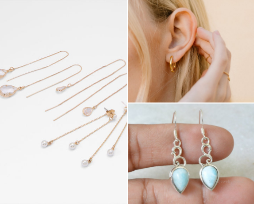 Different types of accessories cover photo collage