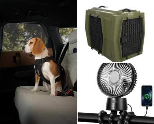 Vroom Vroom I'm in my dog's car cover photo collage