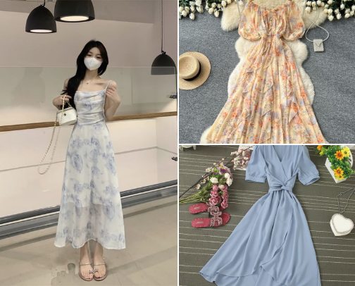 Korean style here! Look for more beautiful dress for your aesthetic daily activities cover photo collage