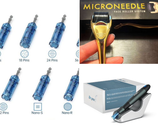 Microneedling Glow-Up Essentials cover photo collage