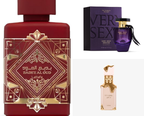 Women’s Perfume cover photo collage