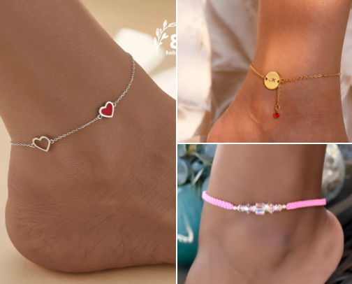 Anklets 🌸 cover photo collage
