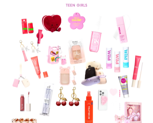 Valentines Basket for Teen Girls cover photo collage