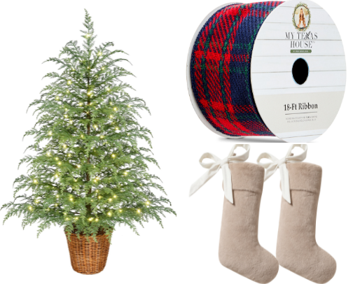 I can’t believe this Christmas decor is from Walmart!! cover photo collage