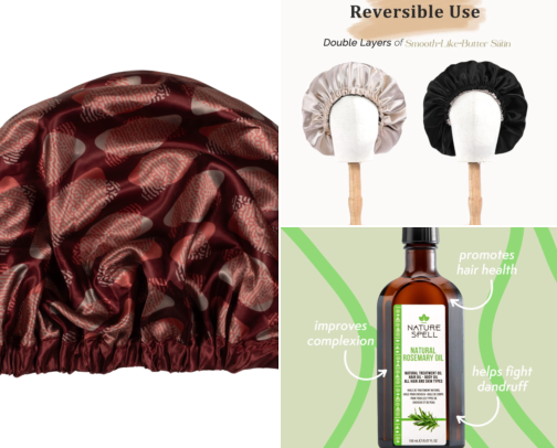 Curly hair essentials! cover photo collage