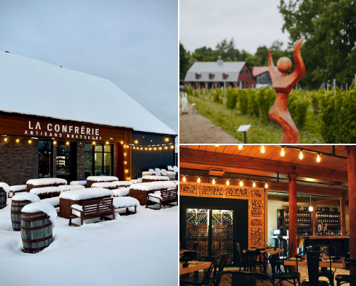 Cantons de l’Est / Eastern Townships cover photo collage