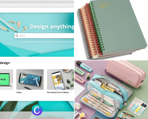 School cover photo collage