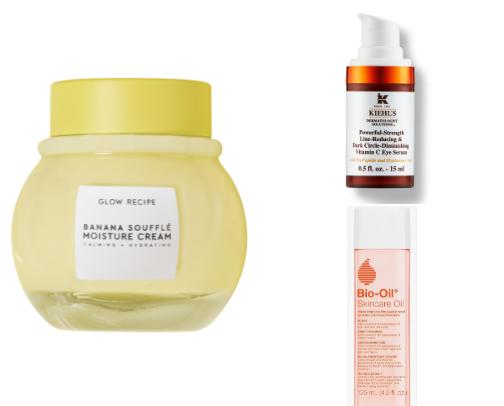 clean girl aesthetic skin care cover photo collage