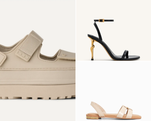 Affordable Luxury Sandals cover photo collage