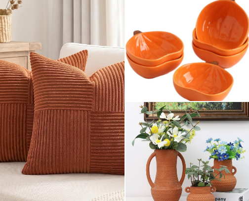 Amazon Fall Decor Finds cover photo collage