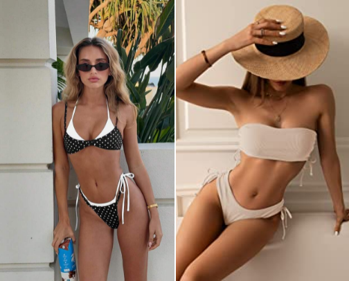 Swimsuits cover photo collage
