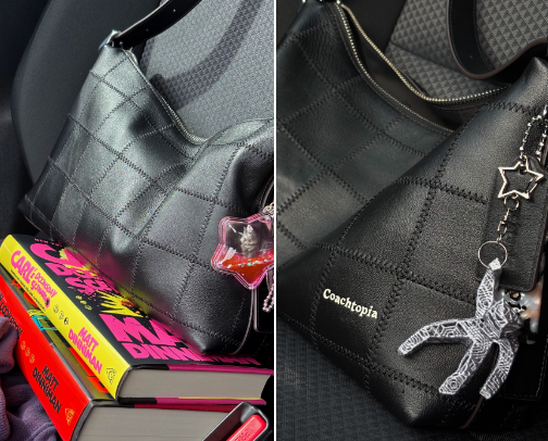 what’s in my bag!! cover photo collage