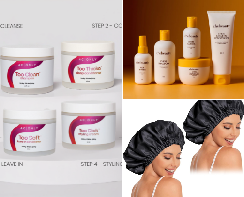 4C haircare routine that saved my life (literally) cover photo collage