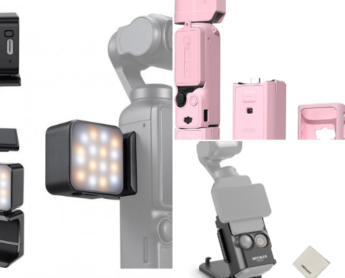 DJI  pocket 3 accessories cover photo collage