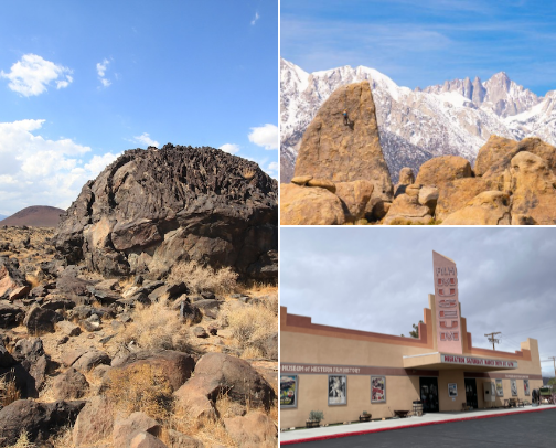 Highway 395 Road-trip Itinerary - California cover photo collage