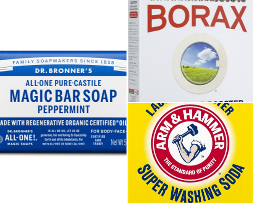 Homemade laundry detergent! cover photo collage