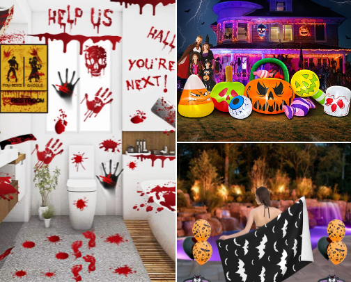 Halloween wish list cover photo collage