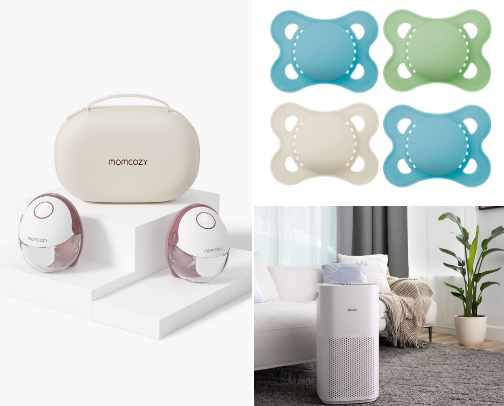 Making life easier, one mom essential at a time. cover photo collage