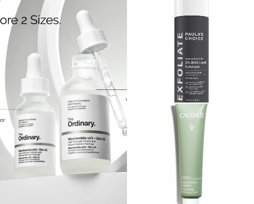 Skincare for oily skin cover photo collage