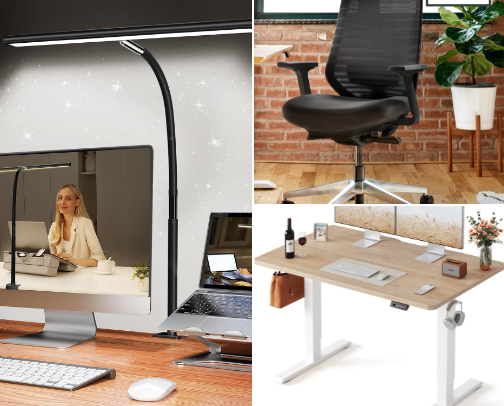 Work-From-Home Desk Upgrade: From $20 fixes to full Splurge cover photo collage