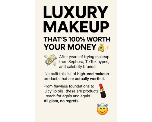 High-End Makeup Worth Every Penny 💸✨ cover photo collage
