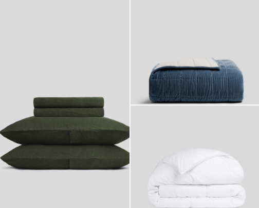 Calm & Cozy: Parachute Home Essentials” cover photo collage