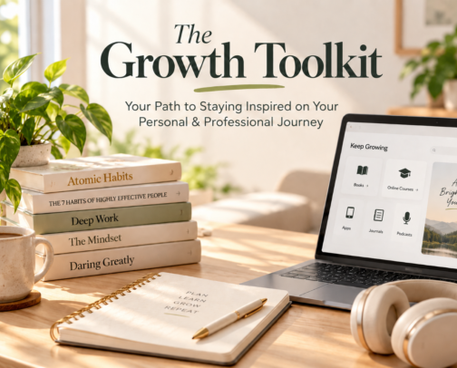 The Growth Toolkit: Your Path to Staying Inspired on Your Personal & Professional Journey cover photo collage