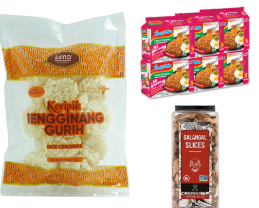 Indonesian food cover photo collage