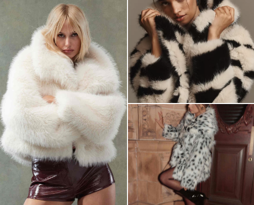 Faux Fur Coats 🤍 cover photo collage