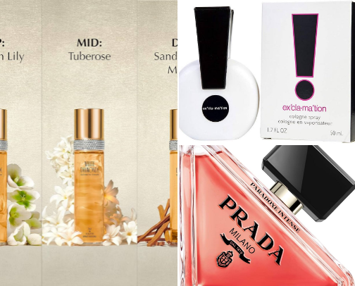 Amazing fragrances cover photo collage